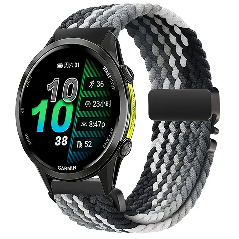 Parachute Buckle Nylon Braided Adjustable Strap, 20mm 22mm