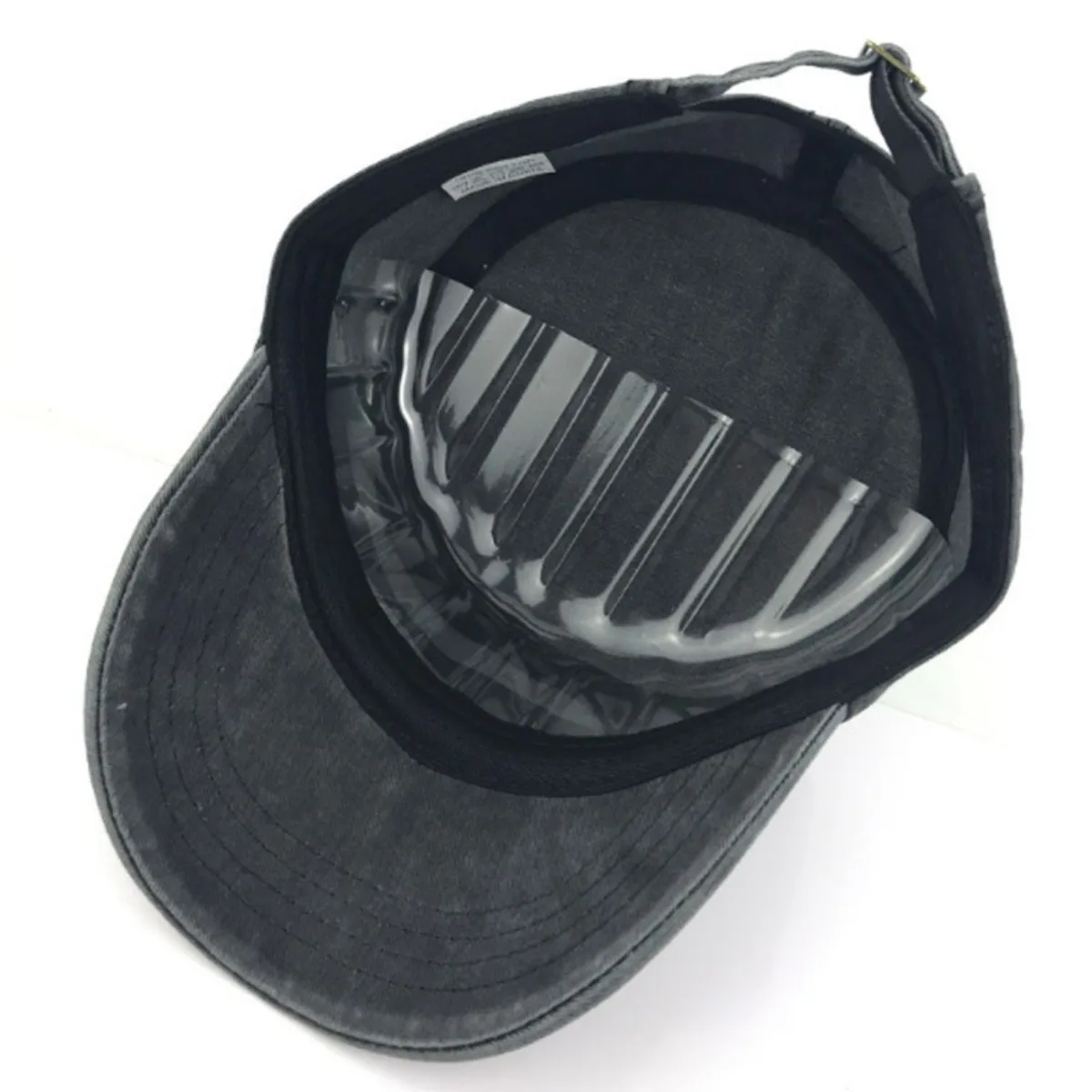 1 Stück Lässige Flache Kappe Herren Militärhüte für Männer Frühling und Sommer Sonnenhut Gewaschene Alte Schwarze Graue Mützen – Detail 10
