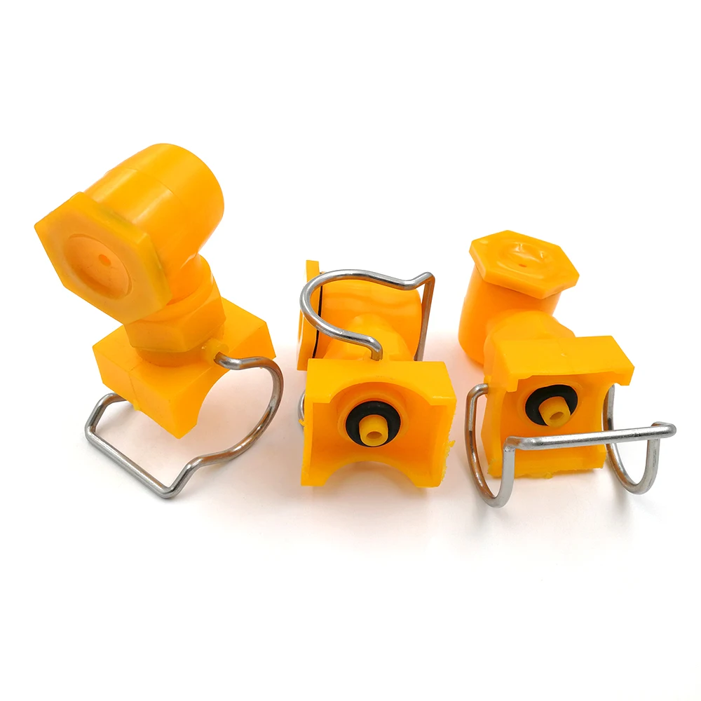 3/4" 1" Pipe Clamp Tangential-flow Hollow Cone Water Spray Nozzle Cooling Box Nozzle Clip Eyelet Plastic Clamp Spray 1pc