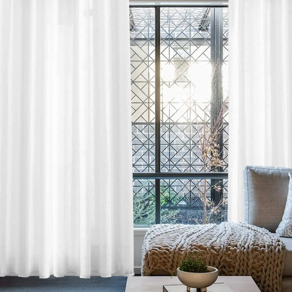 Translucent Curtains, Blank Window Curtains, Doors, Living Room, Bedroom,  Living Room, With 8 Steel Slabs Measures 140x260cm. Shipments From Spain -  Curtain - AliExpress