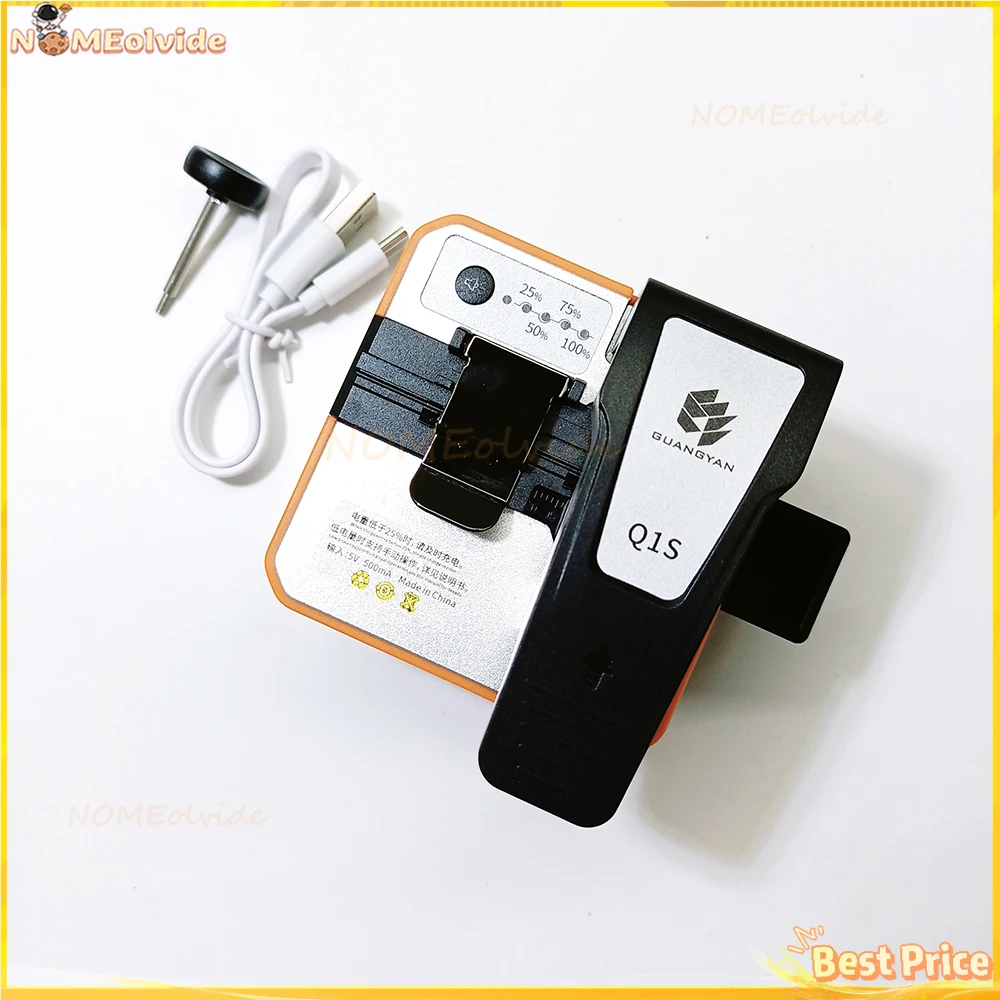 Q1S Mannaia Elettrica Completamente Automatica In Fibra Ottica Taglierina Per Cavi Ottica Ricaricabile Ftth Mannaia In Fibra Ottica Taglierina Alta