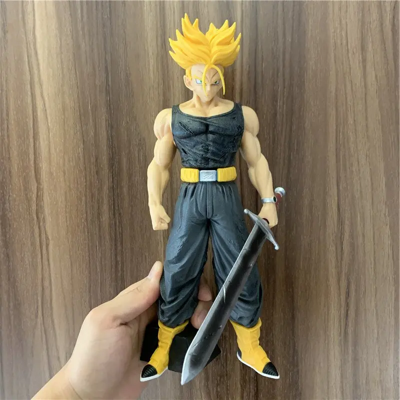 大きなドラゴンボールZフィギュア,30cm,超サイヤ人戦士の置物