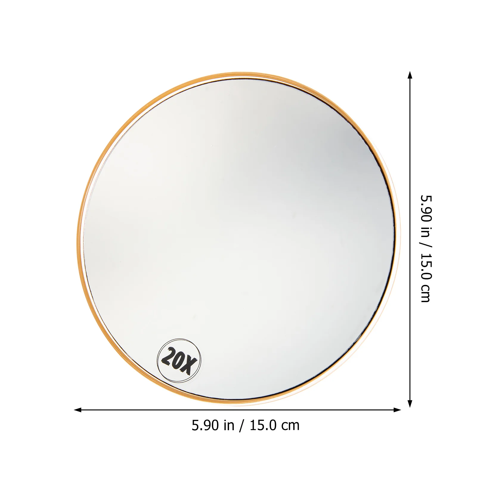 Suction Cup Beauty Mirror Fog Shower Makeup Light Round Woman Dressing Table