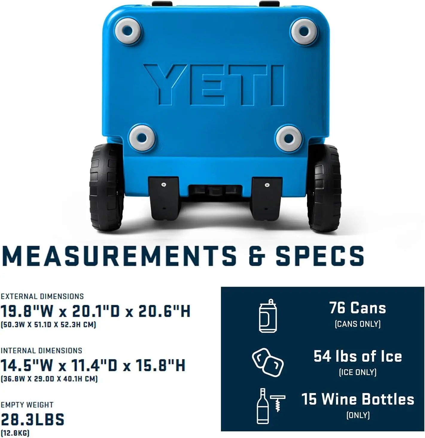 Roadie 48 Wheeled Cooler with Retractable Periscope Handle