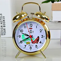 Retro Nostalgic Metal Movement Creative Alarm Clock Super Loud Horseshoe Watch Mechanical Old-fashioned Winding 1