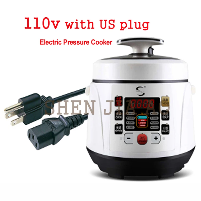 Electric Electric Pressure Cooker Timing Pressure Cooker Reservation Rice 2L Non-syick Stew Pot 110V/220V EU US Plug 700W