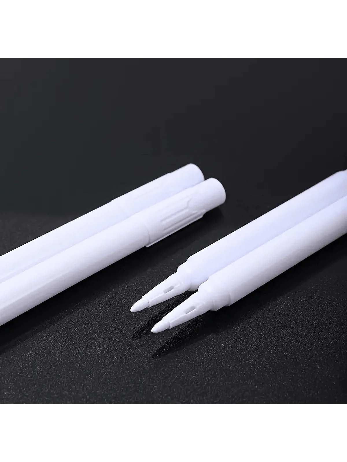 12pcs White Liquid Chalk Marker pens (Set of 12) - Dust-Free and Easy Erase Formula - Perfect for Teachers, Classrooms, and Pres 3