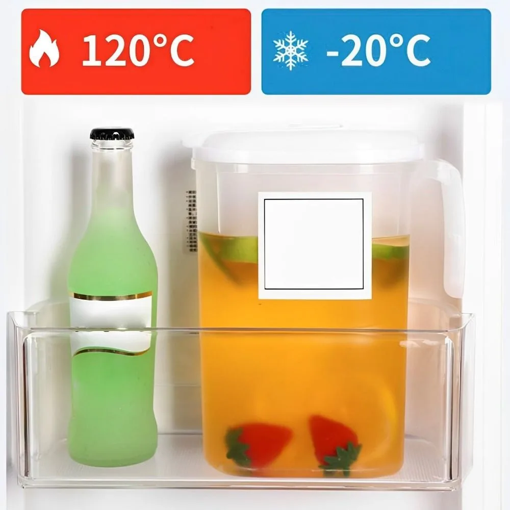 Large Capacity Fridge Jug Transparent Sealing Kettle with Filter Lid with Handle 1.5L 2L Heat Resistant Water jug Juice Jug