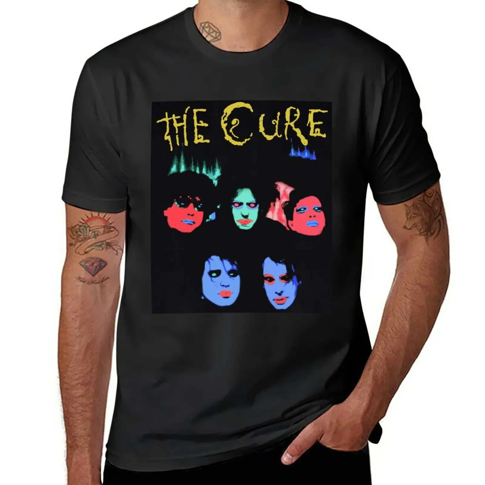 La Cura Tra I Giorni 1988 New Wave Vintage T-Shirt Unisex T-Shirt Summer Top Summer Top Sweat Plain T-Shirt Uomo