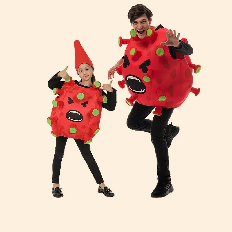 Children's Germs Performance Clothing Toddler Doctor Protective Virus Fairy Tale Drama Play Germ Wars Dance Clothes Cosplay