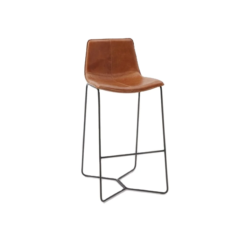Restaurant Retro Bar Stool Kitchen Stool Bar Chair Metal High Chair
