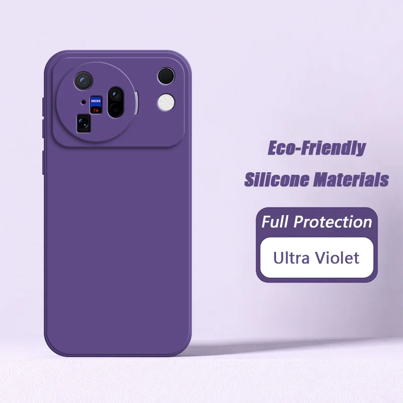 Upgraded Liquid Silicone Phone Cover with Soft Shockproof Microfiber Lining