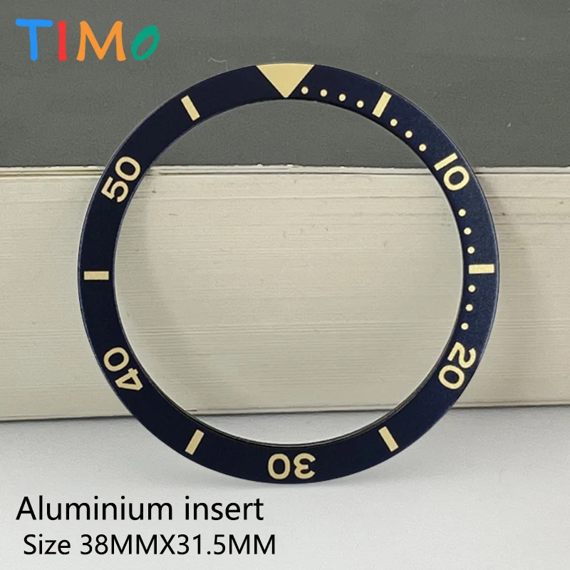 Premium 38x31.5mm Aluminum Bezel Insert