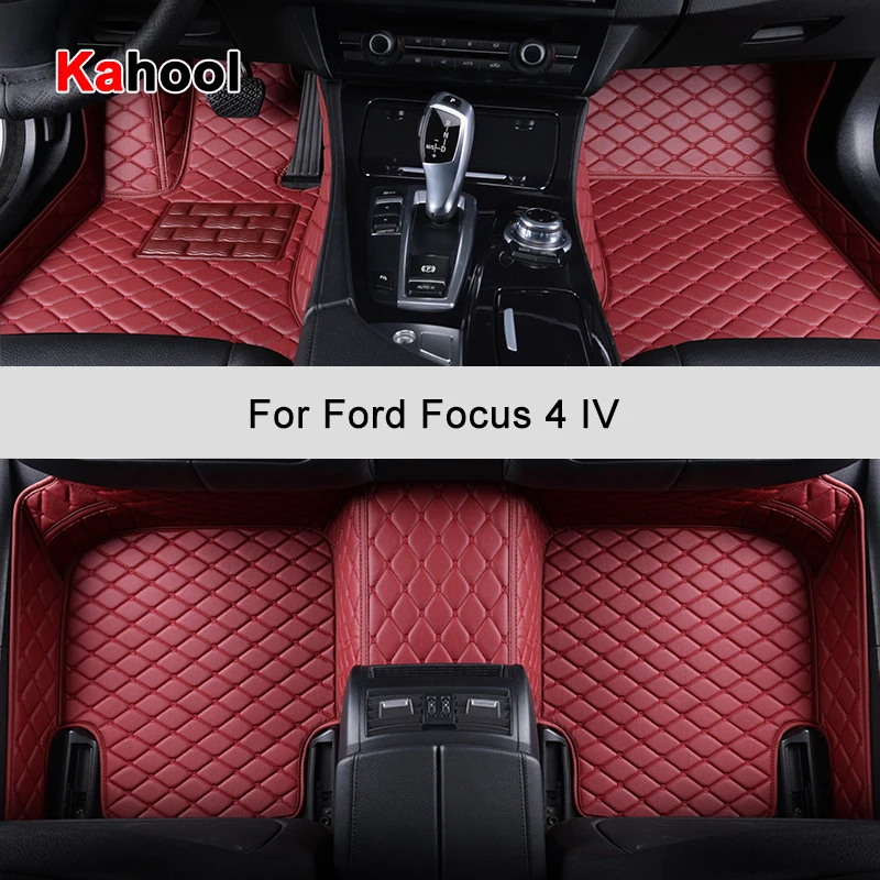 

KAHOOL Custom Car Floor Mats For Ford EKAHOOL Custom Car Floor Mats For Ford Focus IV V 4 5 cosport Auto Accessories Foot Carpet