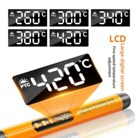 USB digital display soldering iron Type C interface mini soldering iron set 260-420 ℃ five temperature switching - Image 4