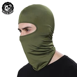 Enhanced Dust - Proof Full Face Ice Silk Outdoor Balaclava (Green)
