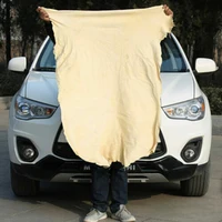 Car Cleaning Cloth Chamois Leather Absorbent Drying Towel Natural Large Soft Cloth Elastic for Car Washing Maintenance 2