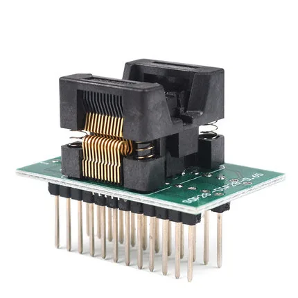 SOP8 Burn-in Socket 14/16/18/20/24/28 to DIP Wide and Narrow Body Chip Adapter IC Conversion Test Seat