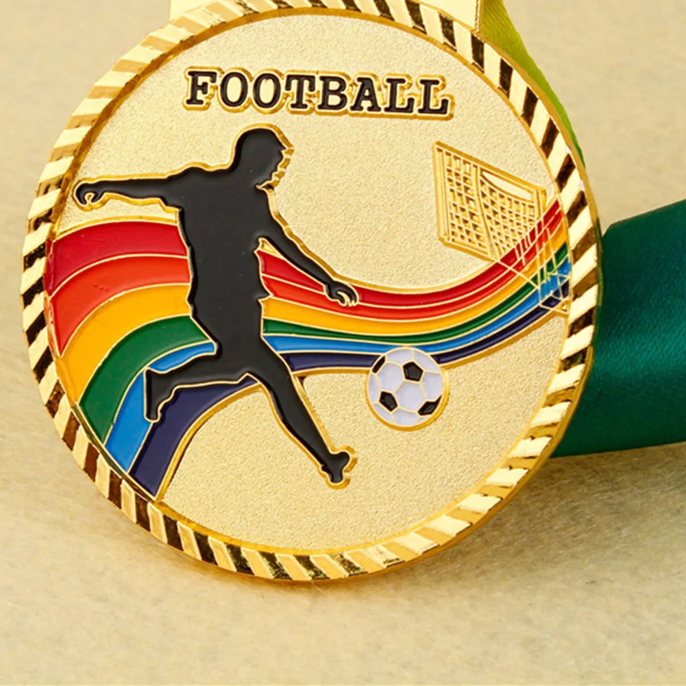 Soccer Medal Winner Golden Silver Copper Zinc Alloy award medals for Outdoor Football Games