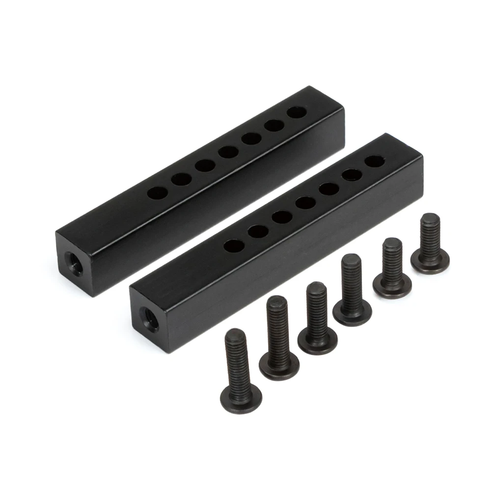 2PCS Metall Stoßstange Halterung Post Platz/Kreis mit Schrauben für 1/10 RC Crawler Auto Axial SCX10 90046 TRX4 TRX6 YK4102 – Detail 6