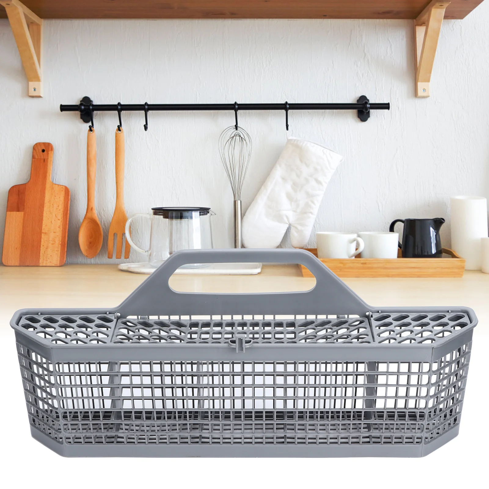 Dishwasher Storage Basket Universal Plastic Dishwasher Cutlery Silverware Basket Storage Box for GE WD28X10128
