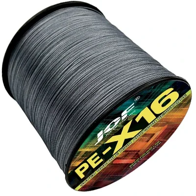 Ultra-Durable Braided Fishing Line - X16 Super Strong, HollowCore, Multifilament, 100-1000M, 11.3-91kg
