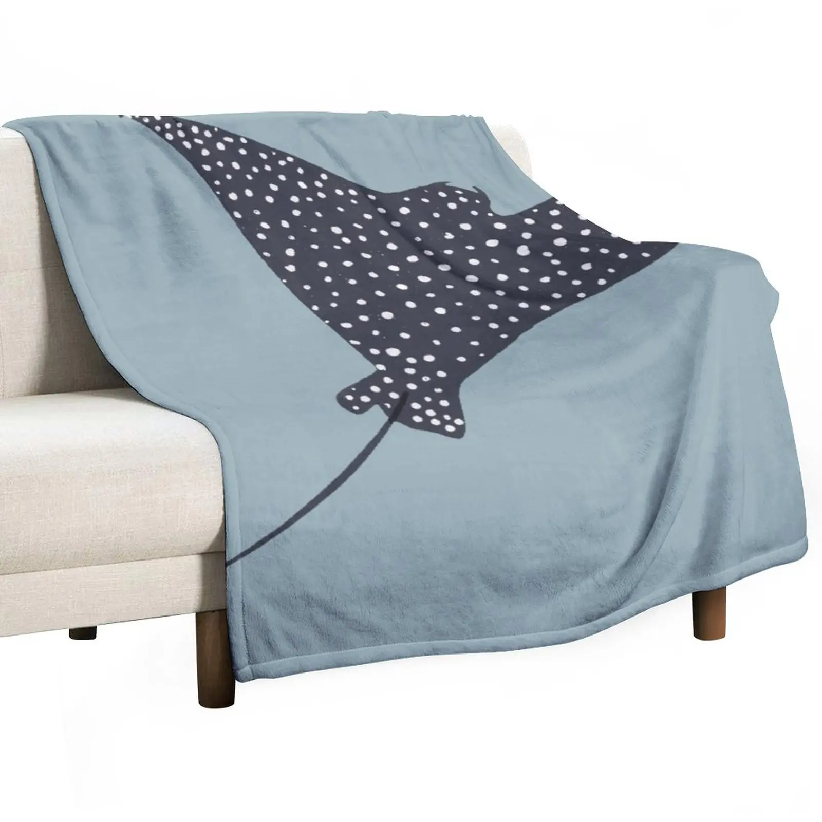 

Stingray Fish illustration Throw Blanket Giant Sofa Luxury Brand Sleeping Bag For Baby Blankets