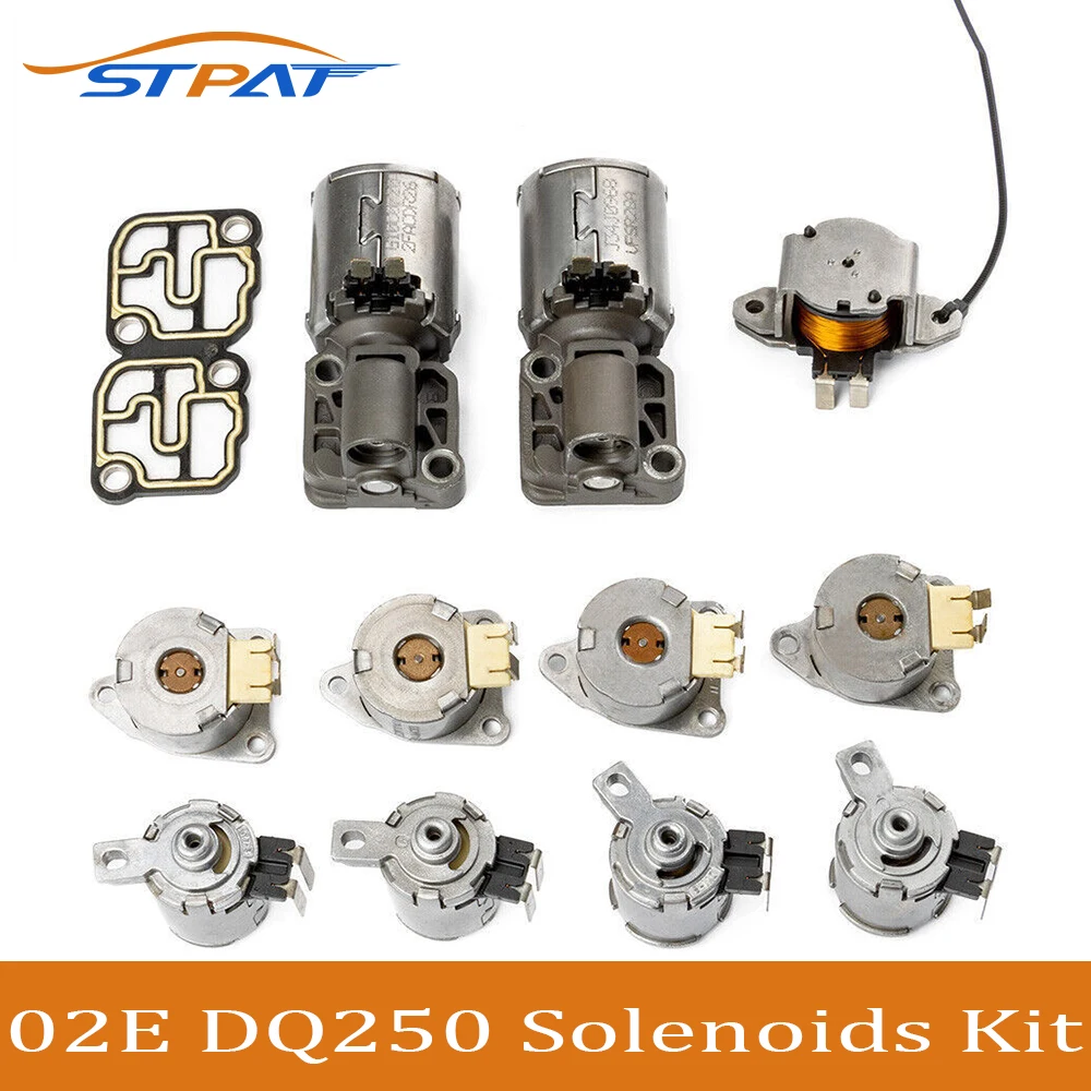 Stpat Dq250 02e Dsg 6speed Transmission Valve Body Solenoids