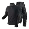 Tactical Suits Outdoor Uniform Hunting Shirts Cargo Pants Trainning Airsoft Paintball Clothes Sets Men Clothing Wear-resisting 4