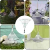 Expandable Gardening Rake Metal Leaves Rake Adjustable Garden Rake for Yard 6