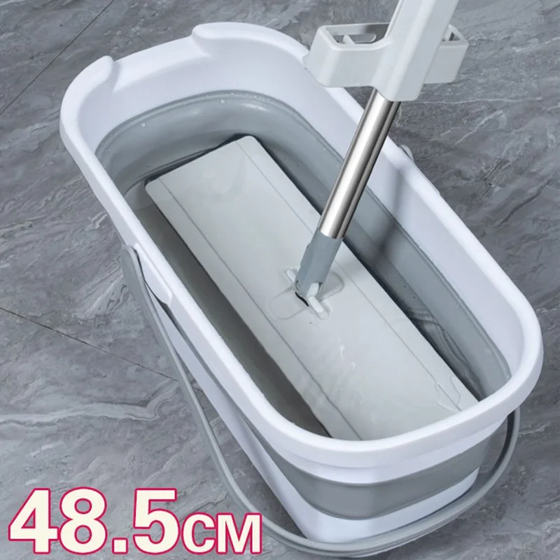 Foldable Mop Bucket Collapsible Portable Wash Basin Dishpan With