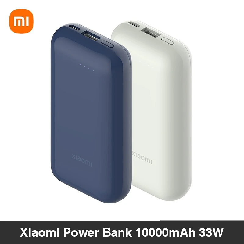 

Xiaomi Power Bank 10000mAh PB1022ZM 33W Pocket Version Poverbank for Nintendo Switch Pro Mini Powerbank 10000 External Battery