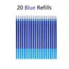 20 Pcs Blue refill