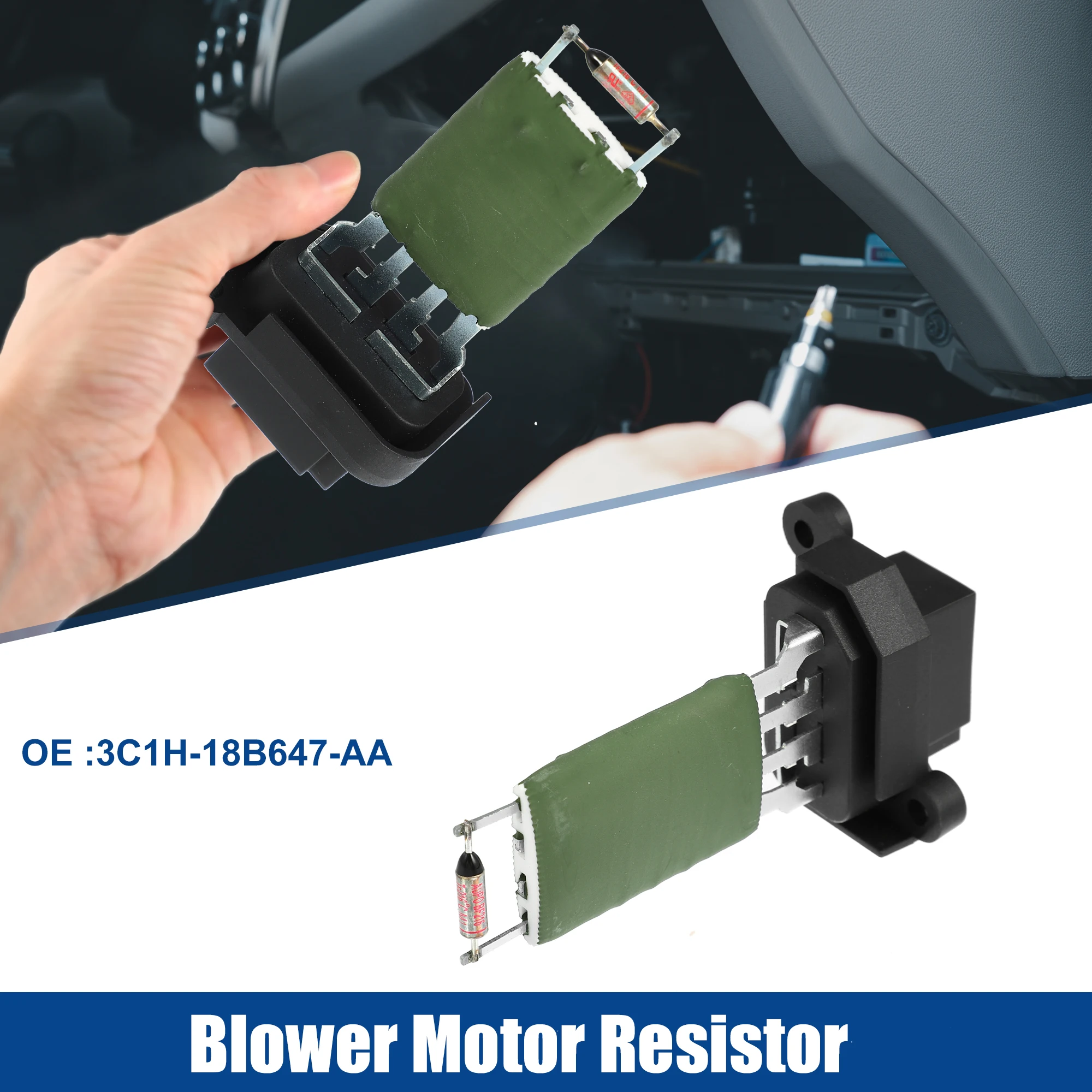 X Autohaux Car Hvac Blower Motor Resistore Riscaldatore Per Ford Transit Mk4 Minibus Per Ford Transit Mk5 Van Muslimah