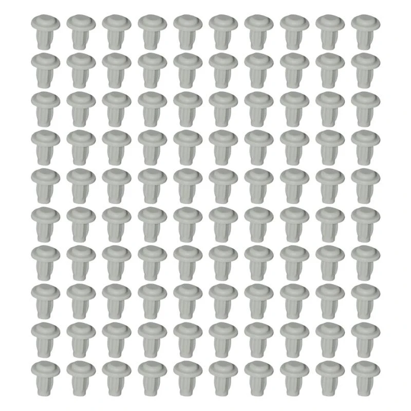 100Pcs Table Furniture Embedded Bumper Silicone Hole Plugs NonSlip Bumper Feet Pads Cabinet Door Grippers Enduring