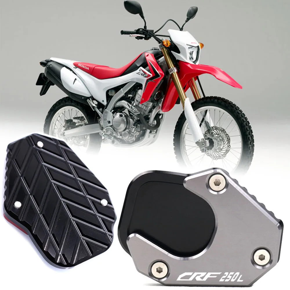 

Motorbike For Honda CRF250 RALLY CRF250L CRF 250 2017 2018 2019 2020 Kickstand Foot Side Stand Extension Pad Support Plate