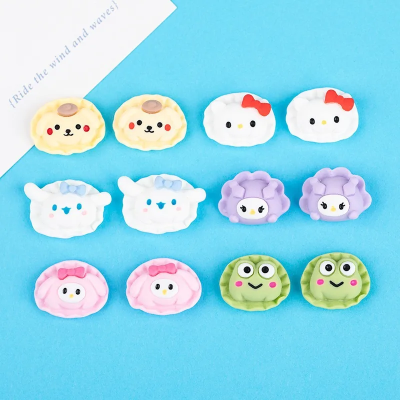 Resin Kawaii Colorful Cartoon Flatback Stone DIY Figurine 20PCS Scrapbook Home Decor Crafts Accessories 2