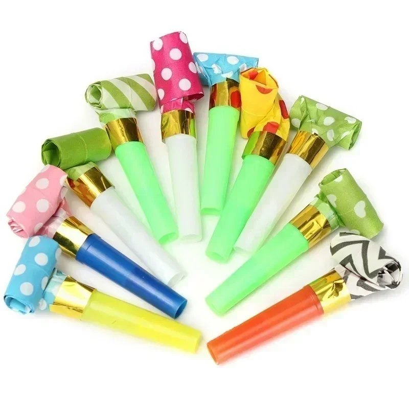 30Pcs Children's Games Whistling Birthday Supplies Fun Cheerleader Party Bar Event Atmosphere Bags Fillers Noise Prank Toys New