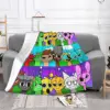 Sprunki Incredibox Blankets Beats Game Flannel Vintage Breathable Throw Blanket for Coverlet Spring Autumn 2