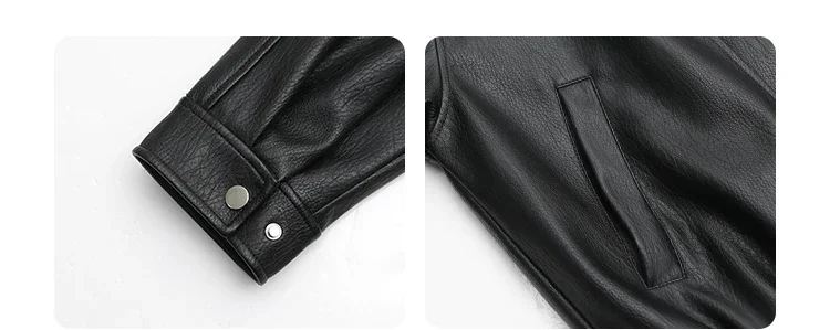 CHIC VEN Women PU Jacket New Loose Retro Motorcycle Faux Leather Quilted Coat Female Overcoat Thick Warm 2025 Spring Autumn Top