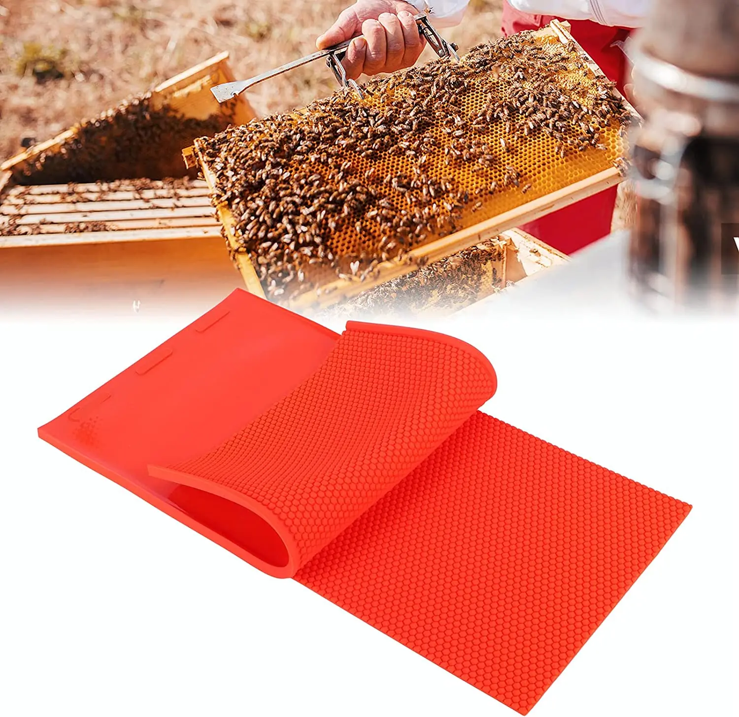 Silicone Beeswax Honeycomb Mold