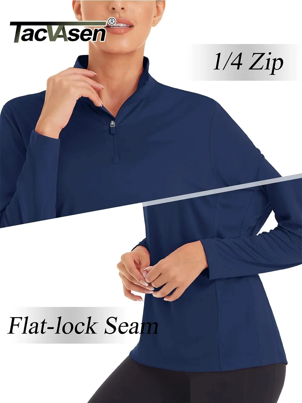 Women Long Sleeve Sport T Shirt UPF50+ UV Sun Protection Quick Dry Workout Hiking Athletic Tee Rash Guard Tops