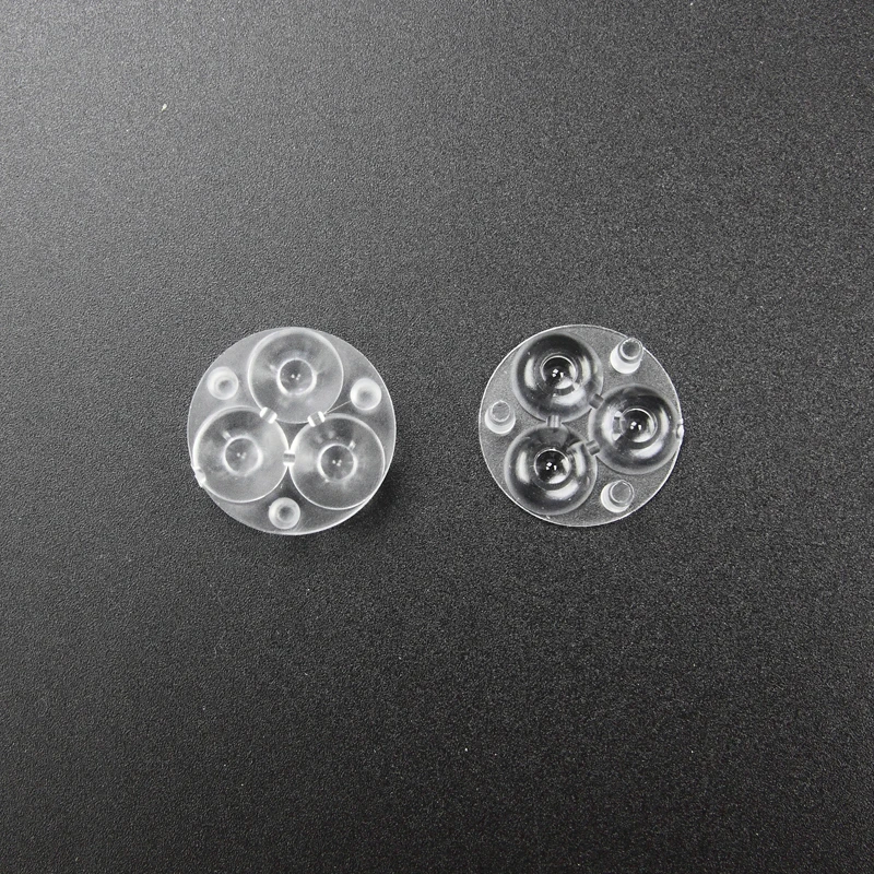 10511 Narrow Spot Plain TIR LED Lenses 20mm (D) x 7.5mm (H) Flashlight DIY Triple LENs