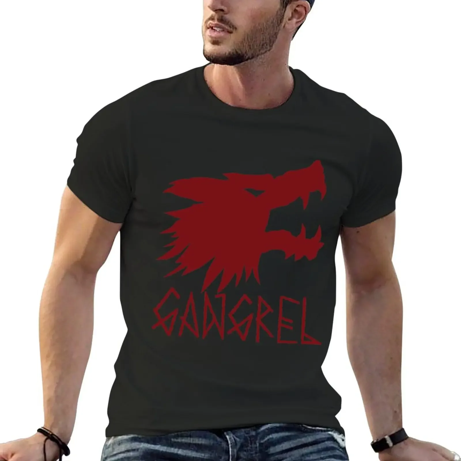 

Gangrel V5 T-Shirt animal prinfor boys plain tops hippie clothes clothes for men