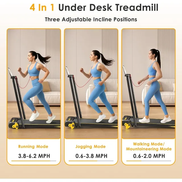 Portable Incline Walking Pad Treadmill 2