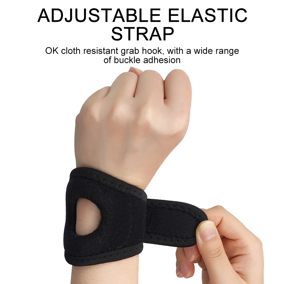 Adjustable Wrap Compression Wrist Brace for TFCC Tears Carpal Tunnel Pain Tendonitis Relief Fitness Weight Lifting Wrist Support