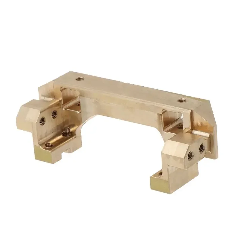 

94g Heavy Duty Brass Front Bumper w/Servo Mount for Trxs TRX-4 TRX4 1/10 RC Crawler Truck Hop Up Option Parts
