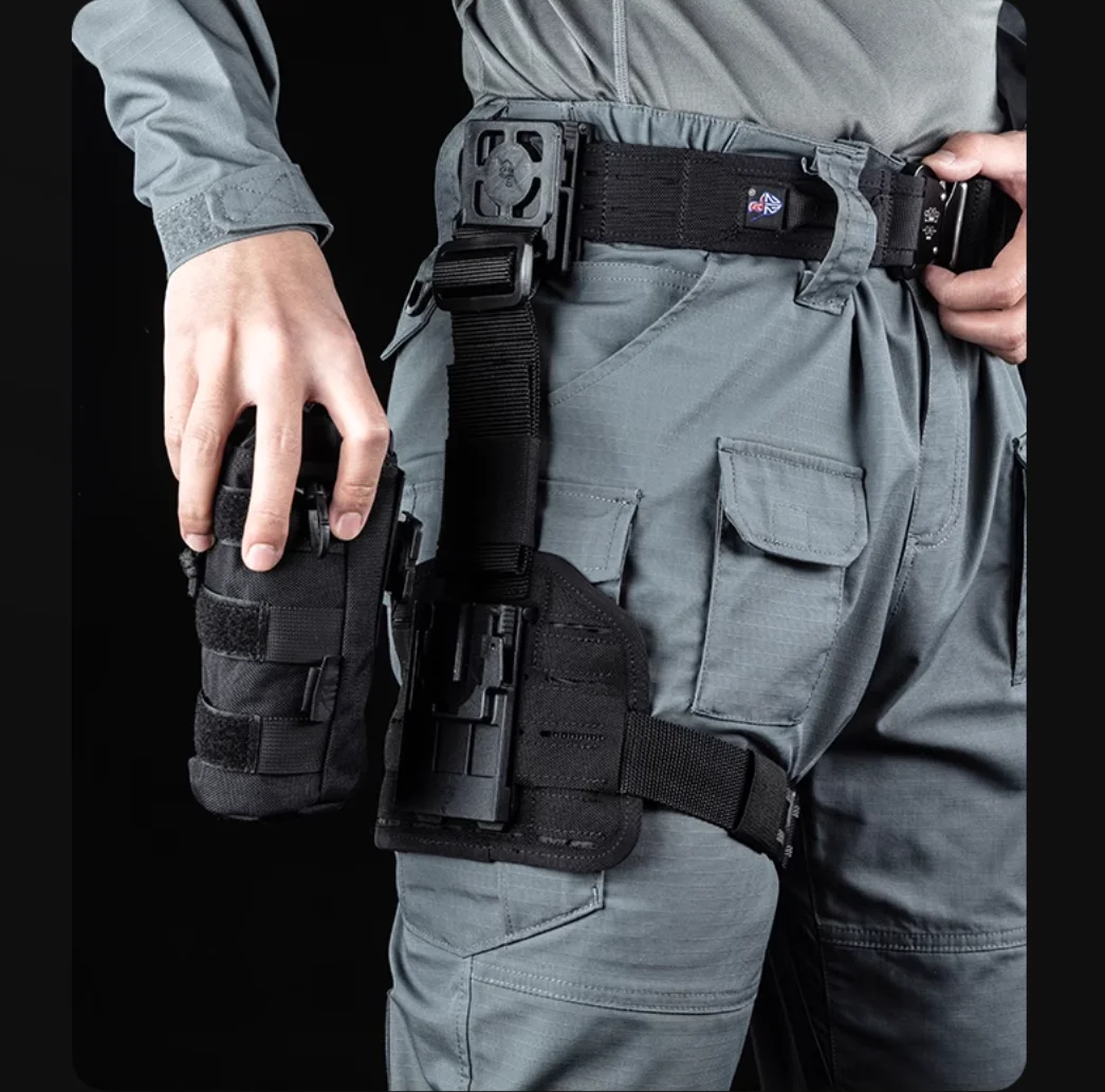 Quick Release Universal Modular Molle Platte Plattform Beintasche Tasche Set Taktische Jagd – Detail 6