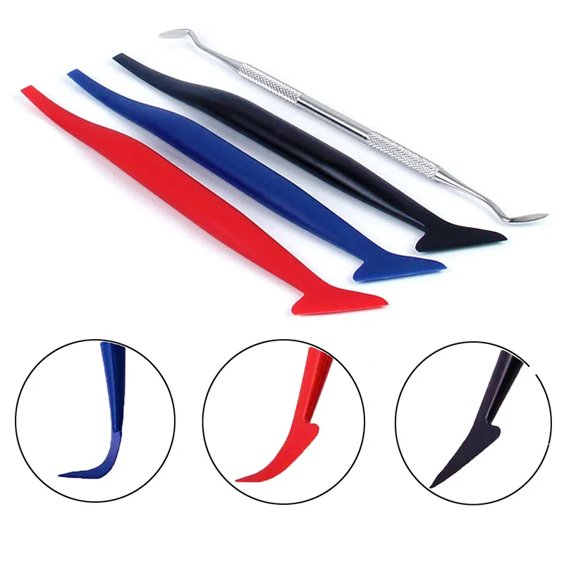 20Pcs/18Pcs Car Vinyl Wrap Tools Window Tint Installation Kit Felt Squeegee Knife Magnet Gloves