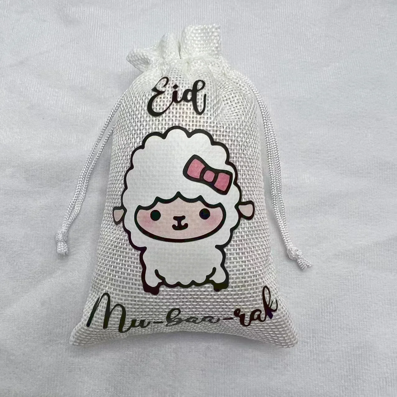 

5Pcs Sheep Eid Mubarak Gift Bags Boy Girl Money Pouches Happy Al Adha Muslim Islamic Ramadan Kareem Iftar Party Decoration Favor